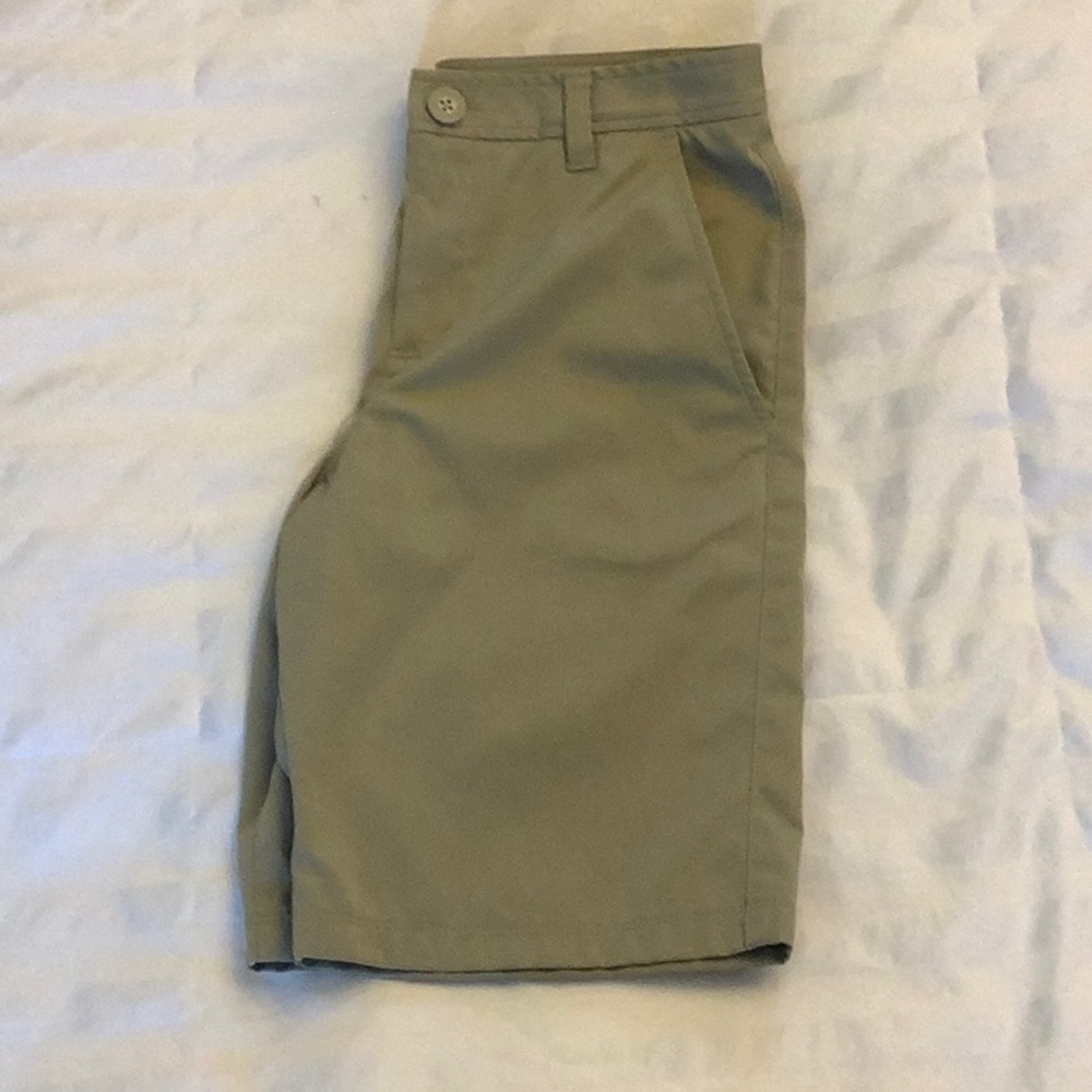 Boy’s performance golf shorts.